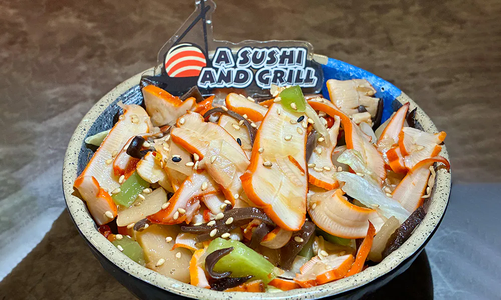 Squid salad at A Sushi and Grill, Japanese Restaurant in Tempe